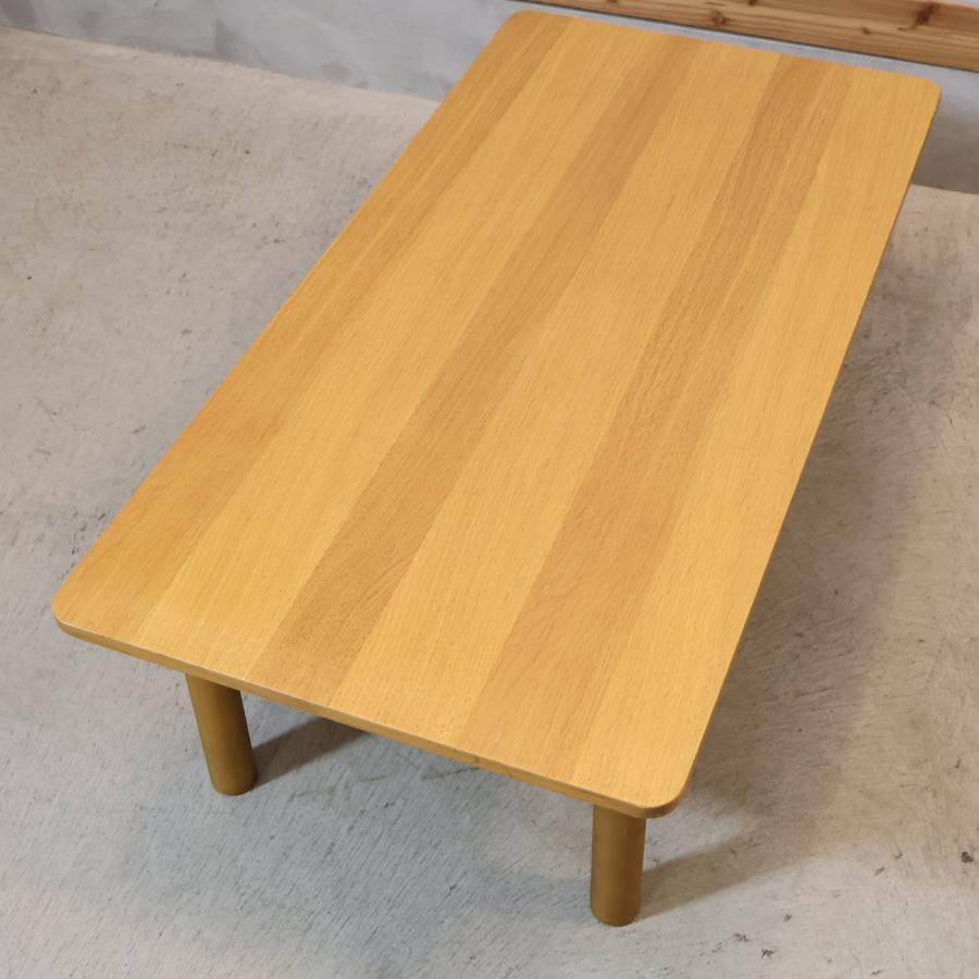 無印良品（MUJI） オーク材 木製ローテーブル リビングテーブル