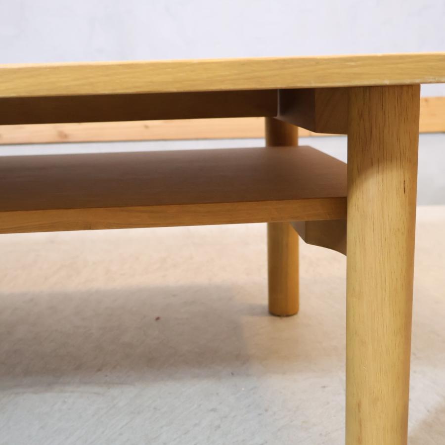 北欧レトロ 無印良品 MUJI タモ材 コーヒーテーブル センターテーブル