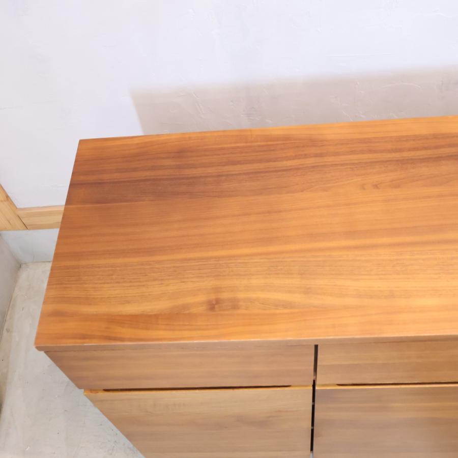 無印良品（MUJI） ウォールナット材 キャビネット 木扉 サイドボード