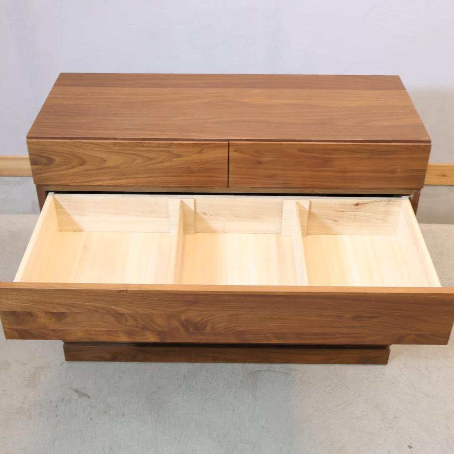T7976☆展示品☆高野木工☆レッチェ☆LECCE☆ウォールナット☆6段チェスト 高野木工 TAKANO MOKKOU LECCE レッチェ ウォールナット 4段チェスト