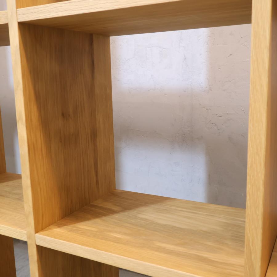 無印良品（MUJI） オーク材 3段・5列スタッキングシェルフ ナチュラル
