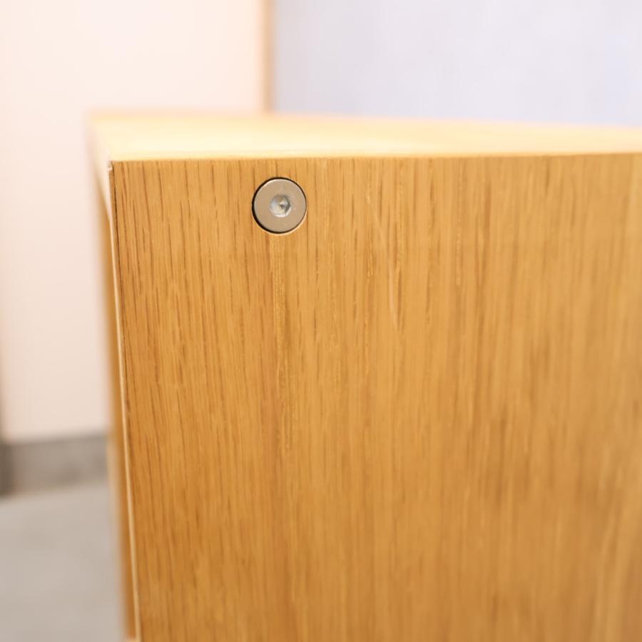 無印良品（MUJI） オーク材 3段・5列スタッキングシェルフ ナチュラル