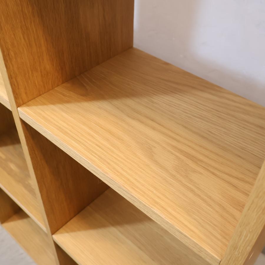 無印良品（MUJI） オーク材 3段・5列スタッキングシェルフ ナチュラル