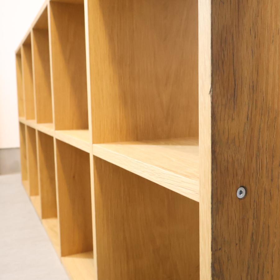 無印良品（MUJI） オーク材 スタッキングシェルフ 2段・5列 オープン