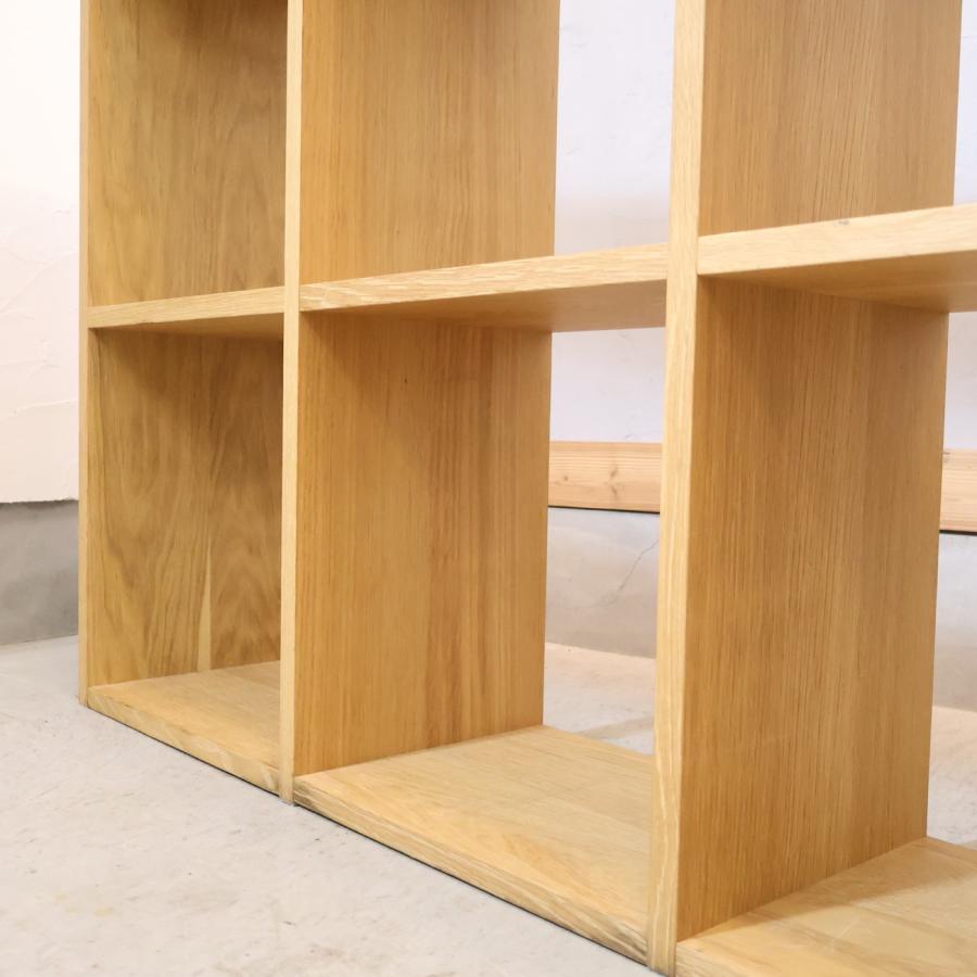 無印良品（MUJI） オーク材 スタッキングシェルフ 2段・5列 オープン