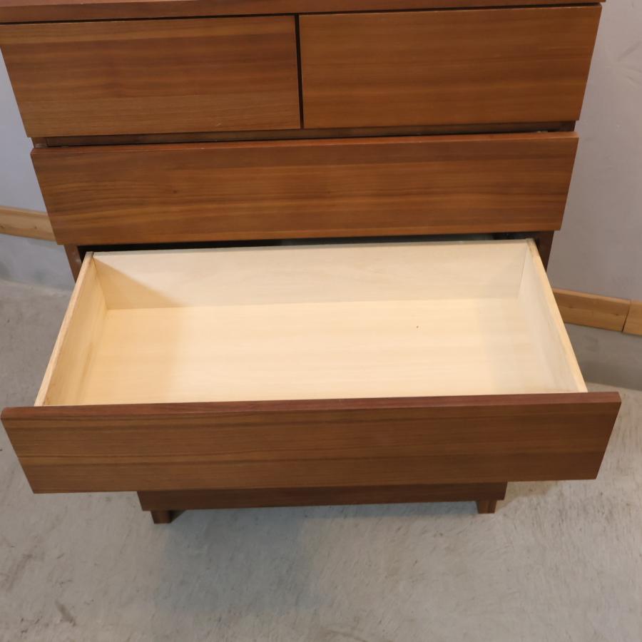 無印良品（MUJI） ウォールナット材 6段チェスト 北欧スタイル