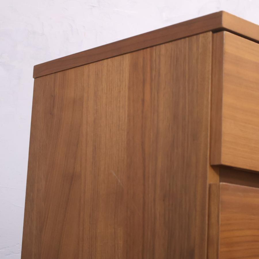 無印良品 ウォールナット材 6段ハイチェスト 北欧スタイル ナチュラルモダン 無印良品（MUJI） ウォールナット材 6段チェスト 北欧スタイル