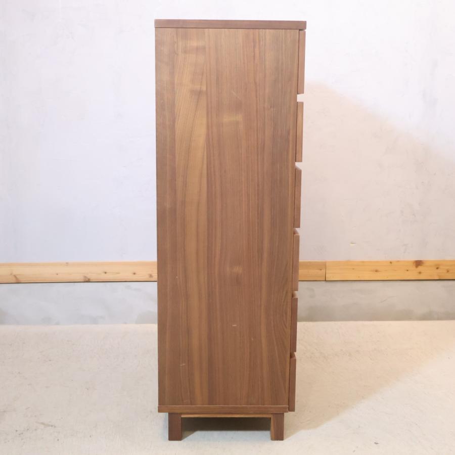 無印良品（MUJI） ウォールナット材 6段チェスト 北欧スタイル