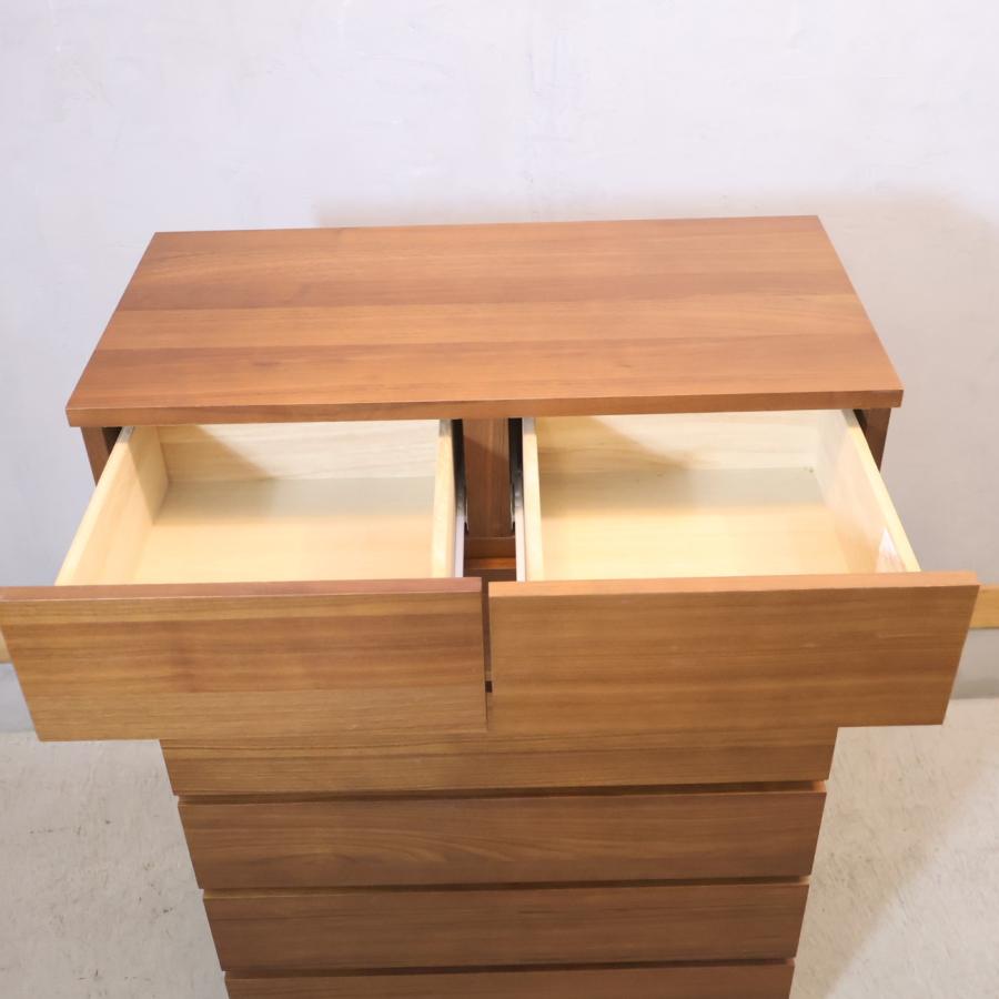 無印良品（MUJI） ウォールナット材 6段チェスト 北欧スタイル