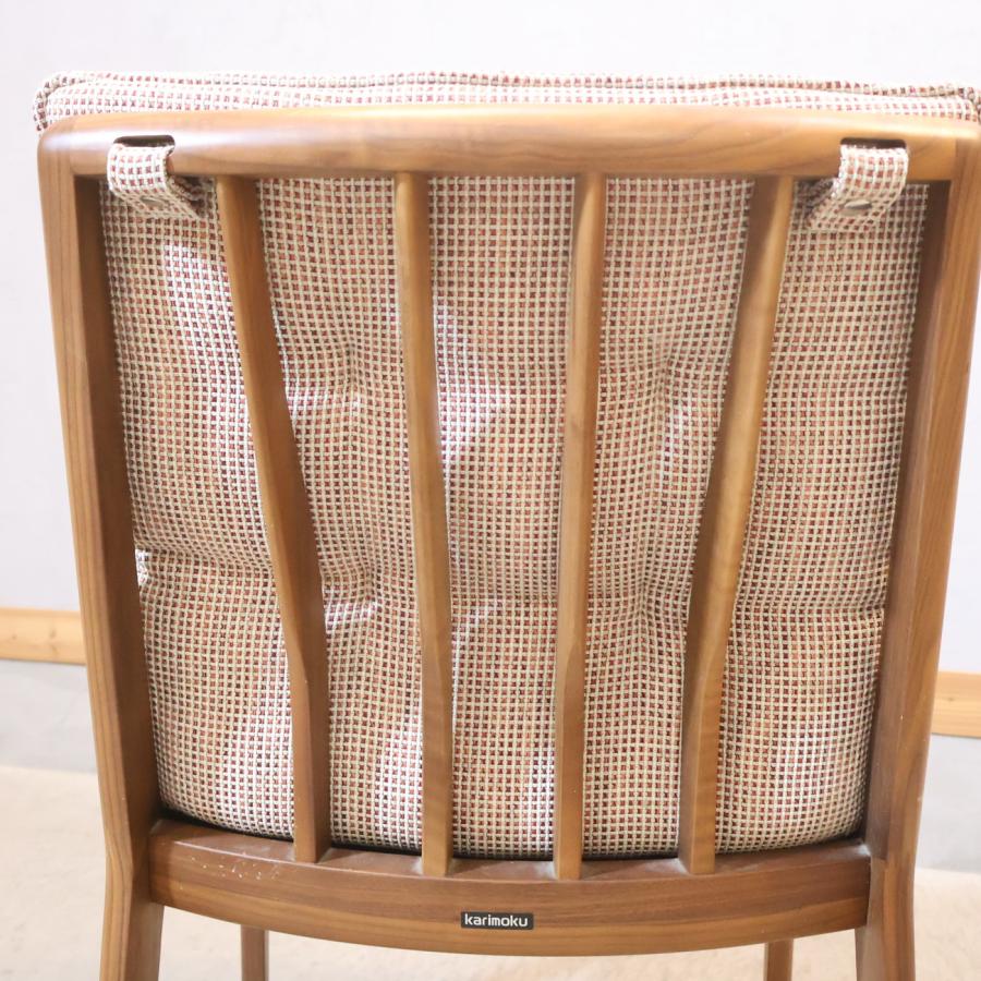 karimoku カリモク ダイニングチェア 2脚セット 木製 レザー調 カリモク家具（KARIMOKU FURNITURE） karimoku カリモク