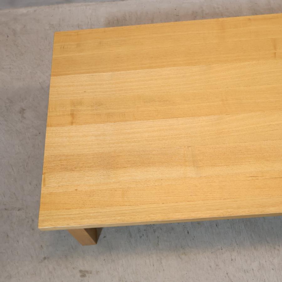 無印良品（MUJI） タモ材 引出し付 リビングテーブル センターテーブル