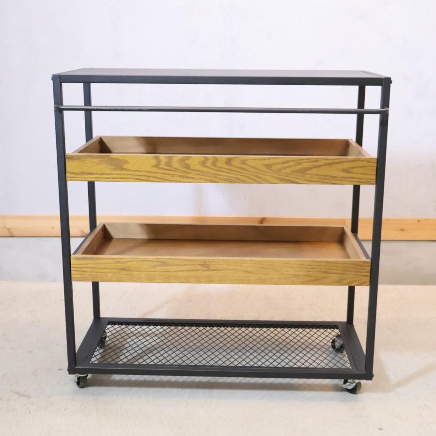 ジャーナルスタンダードファニチャー サンク ワゴンラック シェルフ 工業 男前 journal standard Furniture（ジャーナル スタンダード ファニチャー