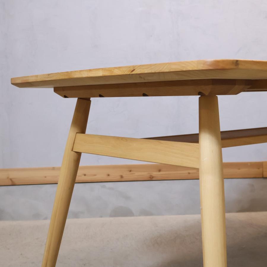 モモナチュラル VIBO アルダー材 ダイニングテーブル 4人用 160cm MOMO natural モモナチュラル VIBO アルダー材 ダイニングテーブル 4人