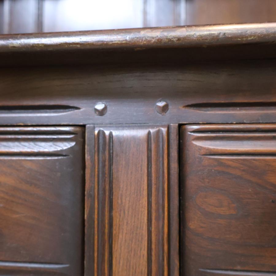 ERCOL アーコール ウェルシュドレッサー カップボード オールドコロニアル 飾り棚 英国アンティーク クラシック イギリス 食器棚 GE301_19