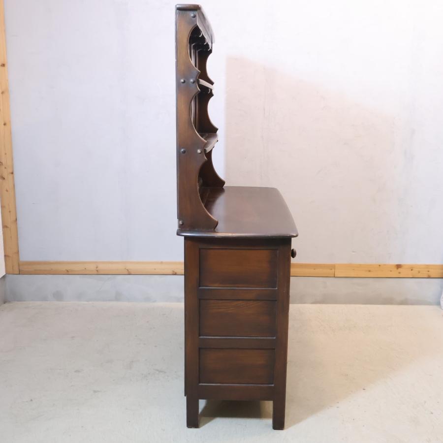 ERCOL アーコール ウェルシュドレッサー カップボード オールドコロニアル 飾り棚 英国アンティーク クラシック イギリス 食器棚 GE301_1