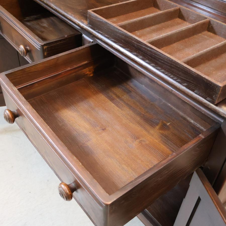 ERCOL アーコール ウェルシュドレッサー カップボード オールドコロニアル 飾り棚 英国アンティーク クラシック イギリス 食器棚 GE301_6