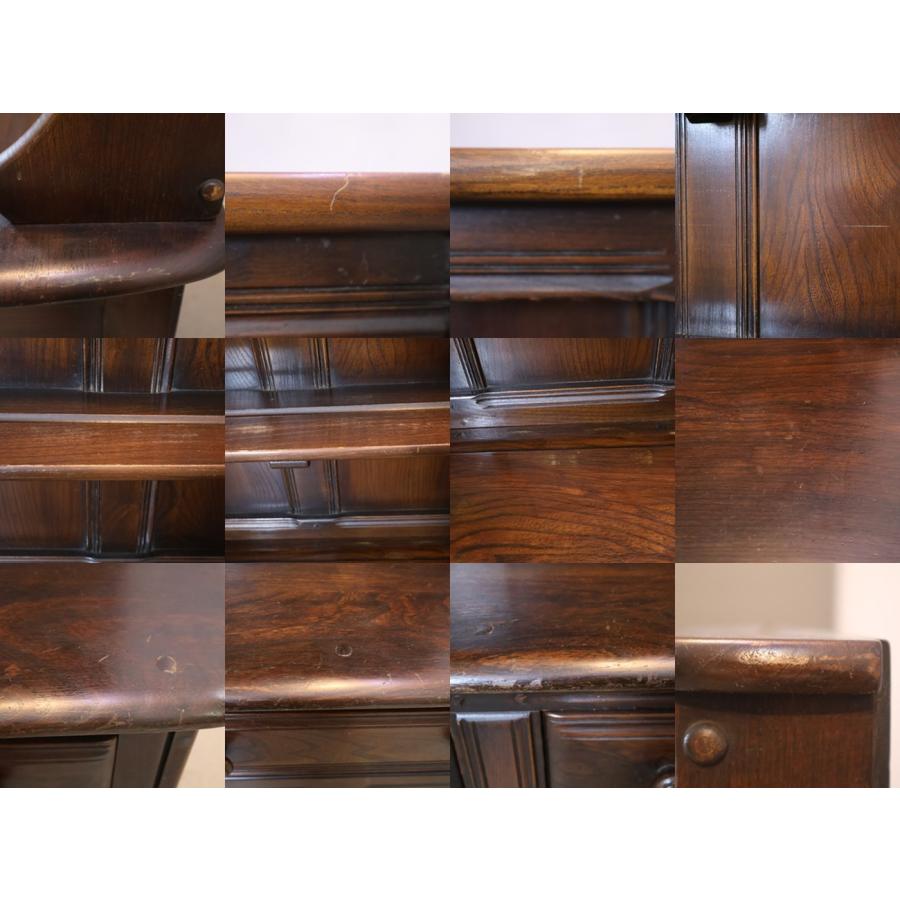 ERCOL アーコール ウェルシュドレッサー カップボード オールドコロニアル 飾り棚 英国アンティーク クラシック イギリス 食器棚 GE301_7
