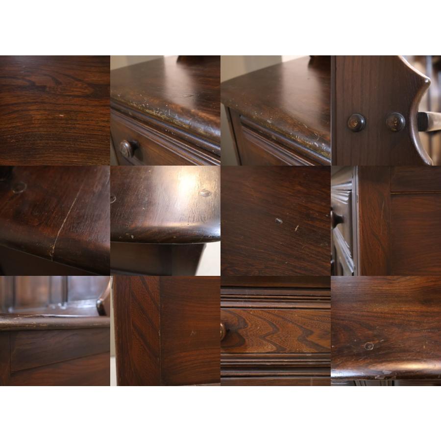ERCOL アーコール ウェルシュドレッサー カップボード オールドコロニアル 飾り棚 英国アンティーク クラシック イギリス 食器棚 GE301_8