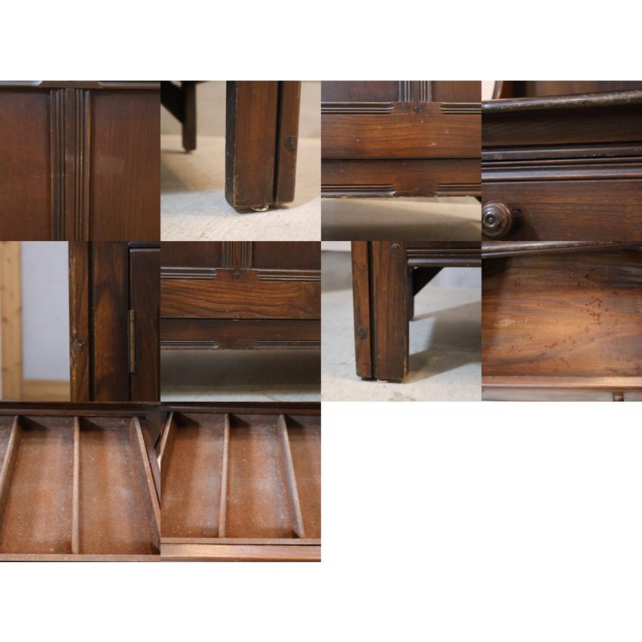 ERCOL アーコール ウェルシュドレッサー カップボード オールドコロニアル 飾り棚 英国アンティーク クラシック イギリス 食器棚 GE301_9