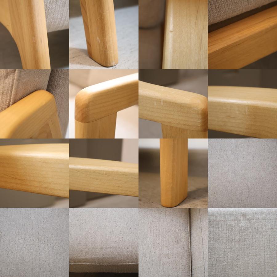 MOMO natural モモナチュラル MOSS モス 3Pソファ アルダー材 3