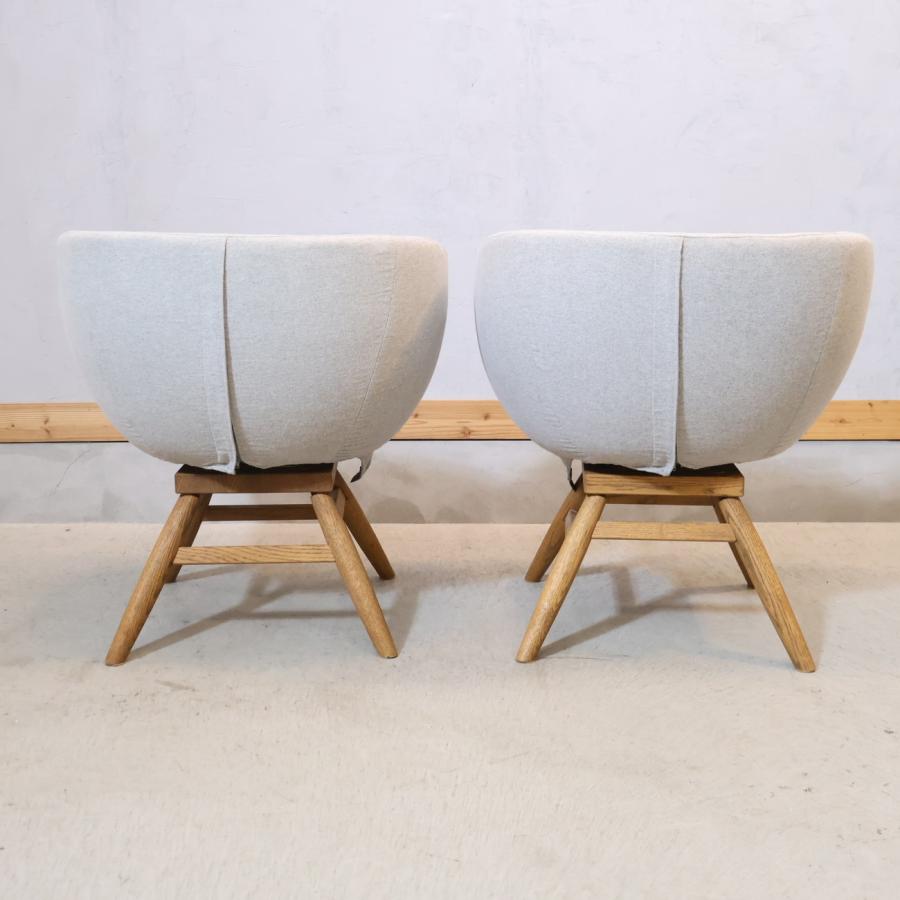 MOMO NATURAL モモナチュラル M-ROUND エムラウンド オーク材 回転