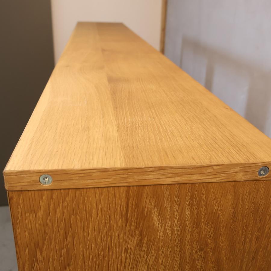 無印良品（MUJI） オーク材 スタッキングシェルフ 5段・4列 オープン