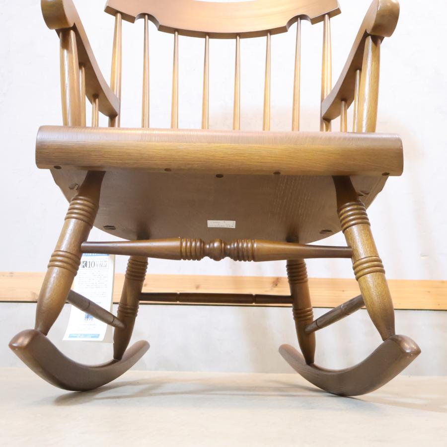 飛騨産業 HIDA キツツキマーク ロッキングチェア 揺り椅子 北欧