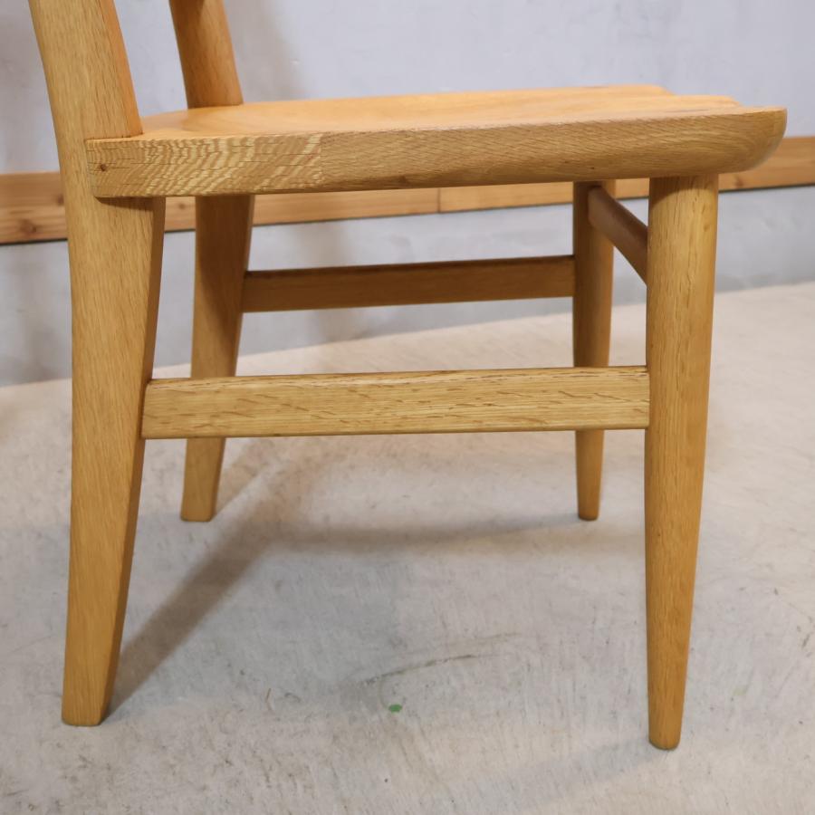 ★美品★飛騨家具 柏木工 杜 ダイニングチェア オーク無垢材 IDC大塚家具 ① 柏木工 KASHIWA オーク材 杜 MORI ダイニングチェア 2脚セット 飛騨