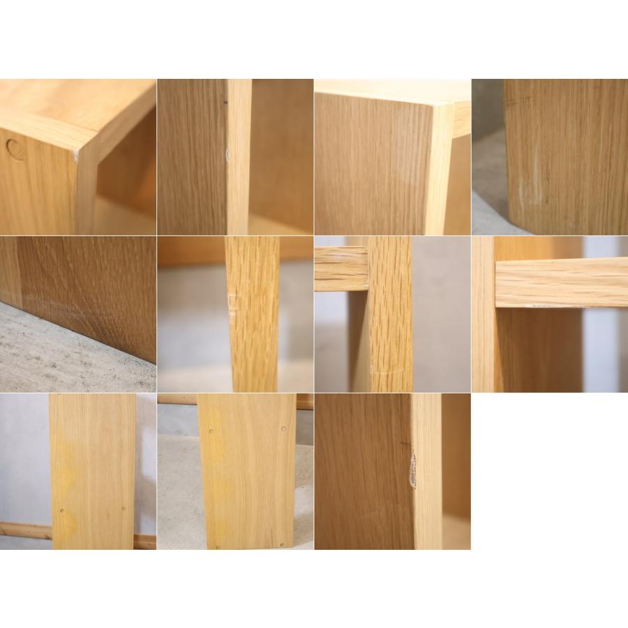 無印良品（MUJI） オーク材 スタッキングシェルフ 3段・2列 オープン