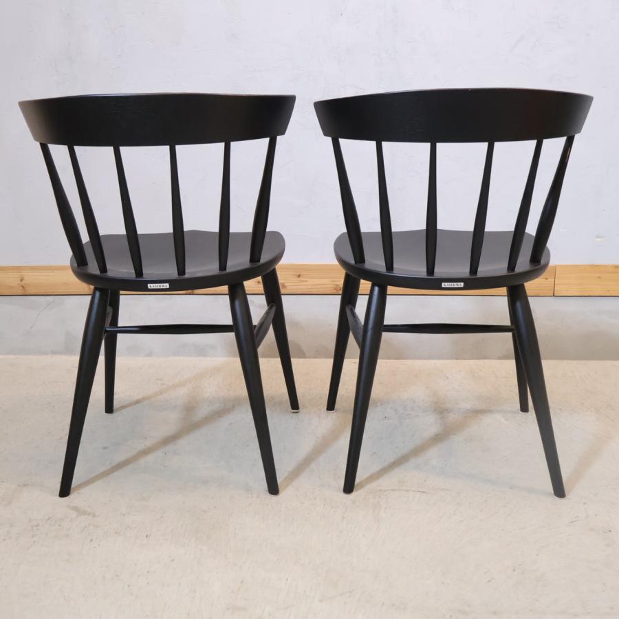 極美品　二脚セット柏木工 KASHIWA K-WINDSOR サイドチェア　飛騨 柏木工 KASHIWA K-WINDSOR サイドチェア 2脚セット SC6A オーク材