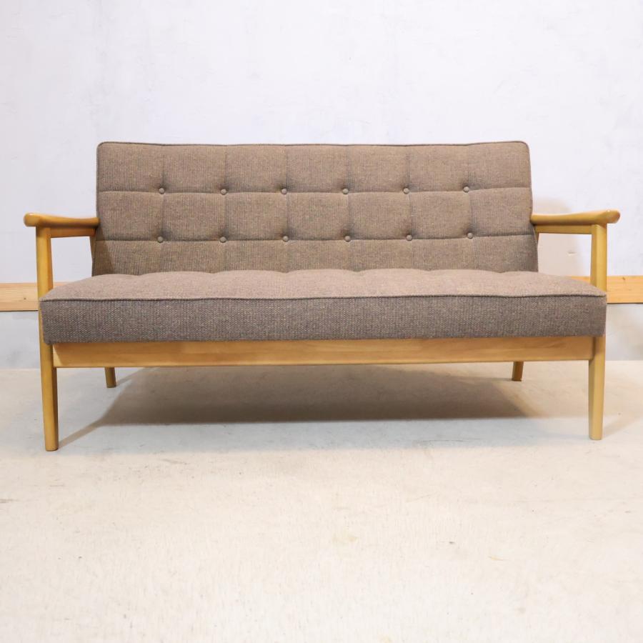 カリモク60 ソファ　手渡しのみ カリモク60 Karimoku60 シャームブラウン Kチェア 2シーター URBAN