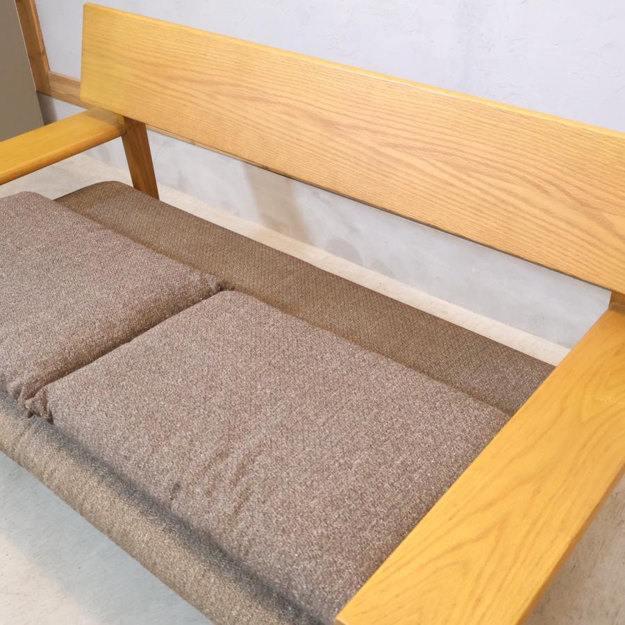HIDA 飛騨産業 キツツキマーク ALMO アルモ 2人掛けソファ オーク無垢材 2シーターソファ ナチュラル 北欧スタイル 2Pソファ GH405 | 飛騨産業 | 16