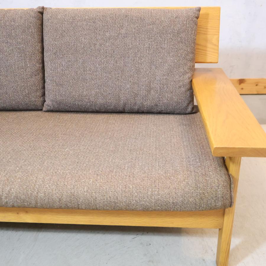 HIDA 飛騨産業 キツツキマーク ALMO アルモ 2人掛けソファ オーク無垢材 2シーターソファ ナチュラル 北欧スタイル 2Pソファ GH405 | 飛騨産業 | 04
