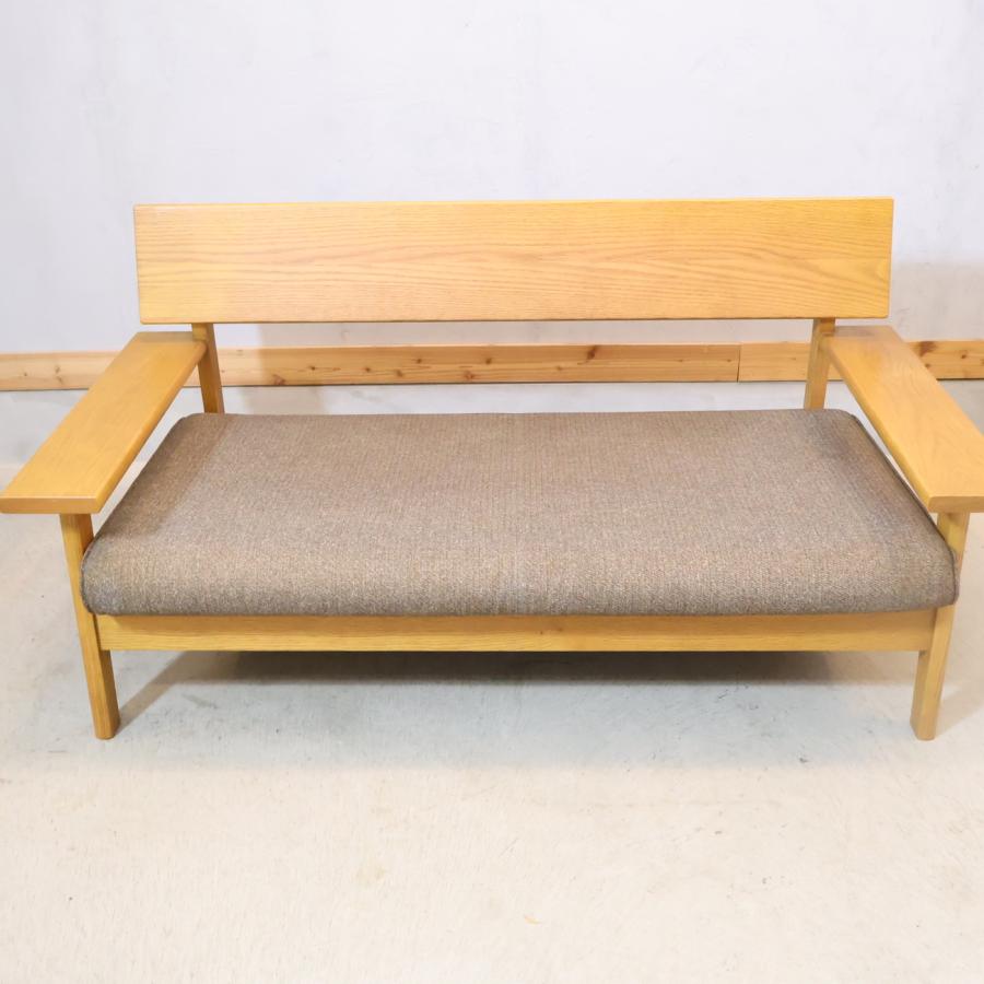 HIDA 飛騨産業 キツツキマーク ALMO アルモ 2人掛けソファ オーク無垢材 2シーターソファ ナチュラル 北欧スタイル 2Pソファ GH405 | 飛騨産業 | 06