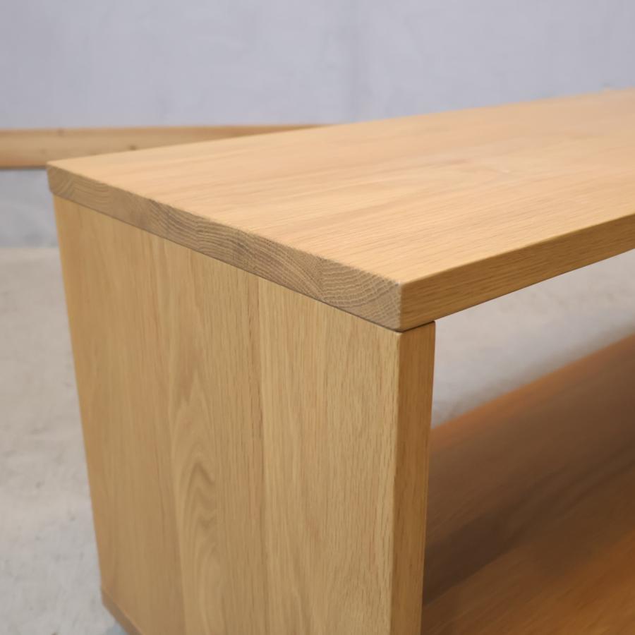 無印良品（MUJI） オーク無垢材 テーブルベンチ ローテーブル テレビ