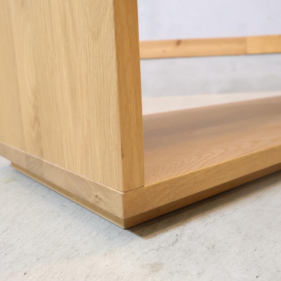 無印良品（MUJI） オーク無垢材 テーブルベンチ ローテーブル テレビ