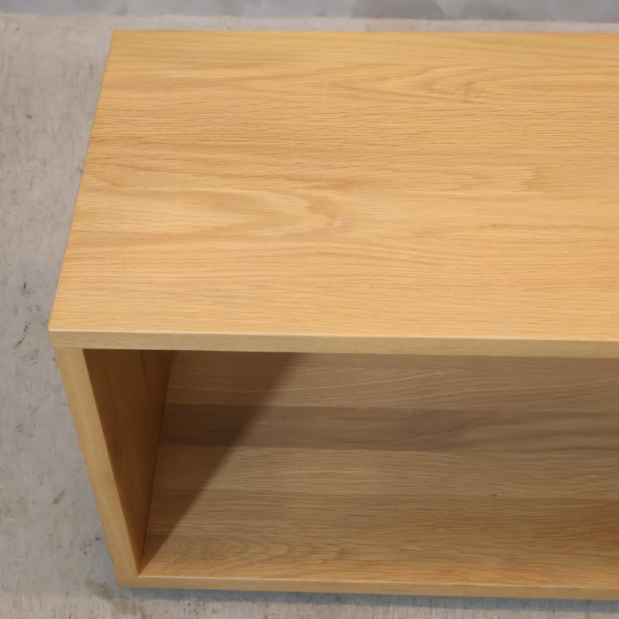 無印良品（MUJI） オーク無垢材 テーブルベンチ ローテーブル テレビ