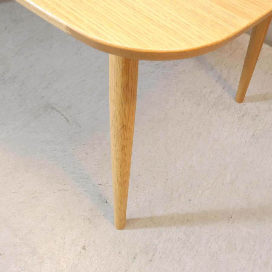 無印良品（MUJI） オーク材 ダイニングテーブル 丸脚 4人用 ナチュラル