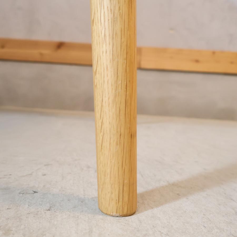 無印良品（MUJI） オーク材 ダイニングテーブル 丸脚 4人用 ナチュラル