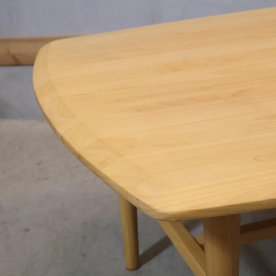 MOMO natural モモナチュラル FD MIDDLE TABLE アルダー材 ダイニング