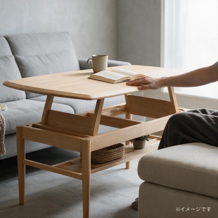 MOMO natural モモナチュラル FD MIDDLE TABLE アルダー材 ダイニング