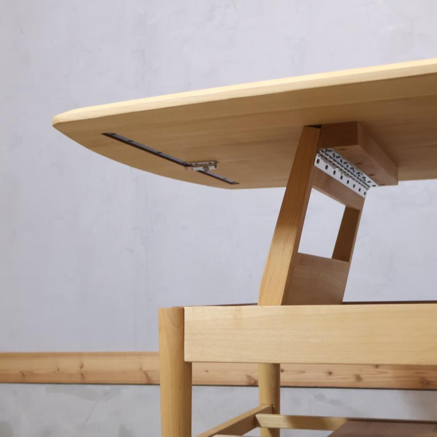 MOMO natural モモナチュラル FD MIDDLE TABLE アルダー材 ダイニング