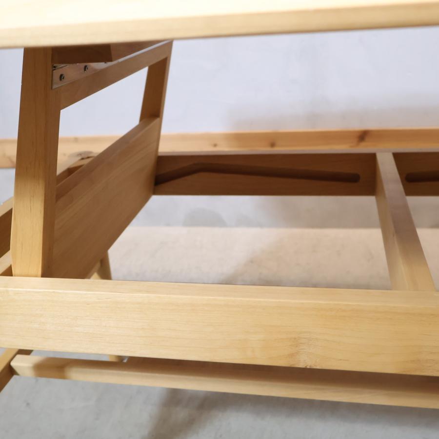 MOMO natural モモナチュラル FD MIDDLE TABLE アルダー材 ダイニング