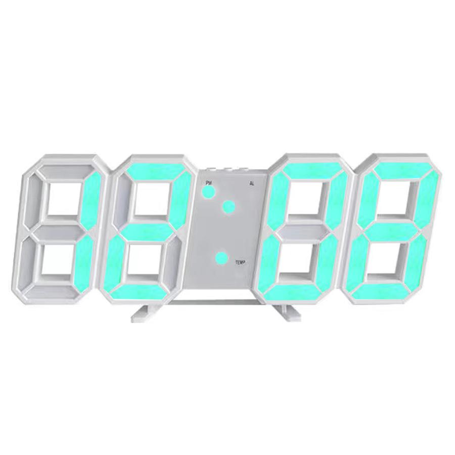 デジタル時計 置時計 目覚まし時計 壁掛け LED時計 温度計 インテリア時計｜kokohina-syouten｜06