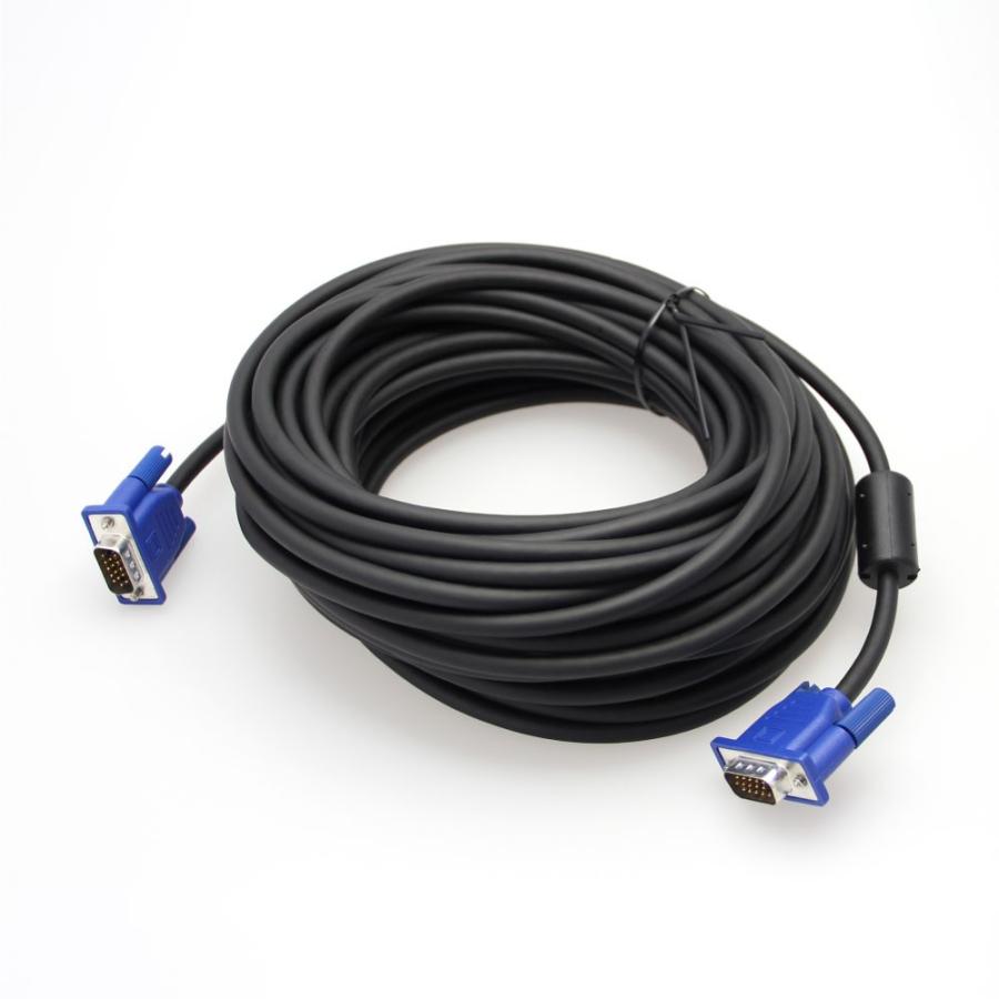 VGA アナログ RGB ディスプレイケーブル 20m 長尺 :avi-rgb20m 