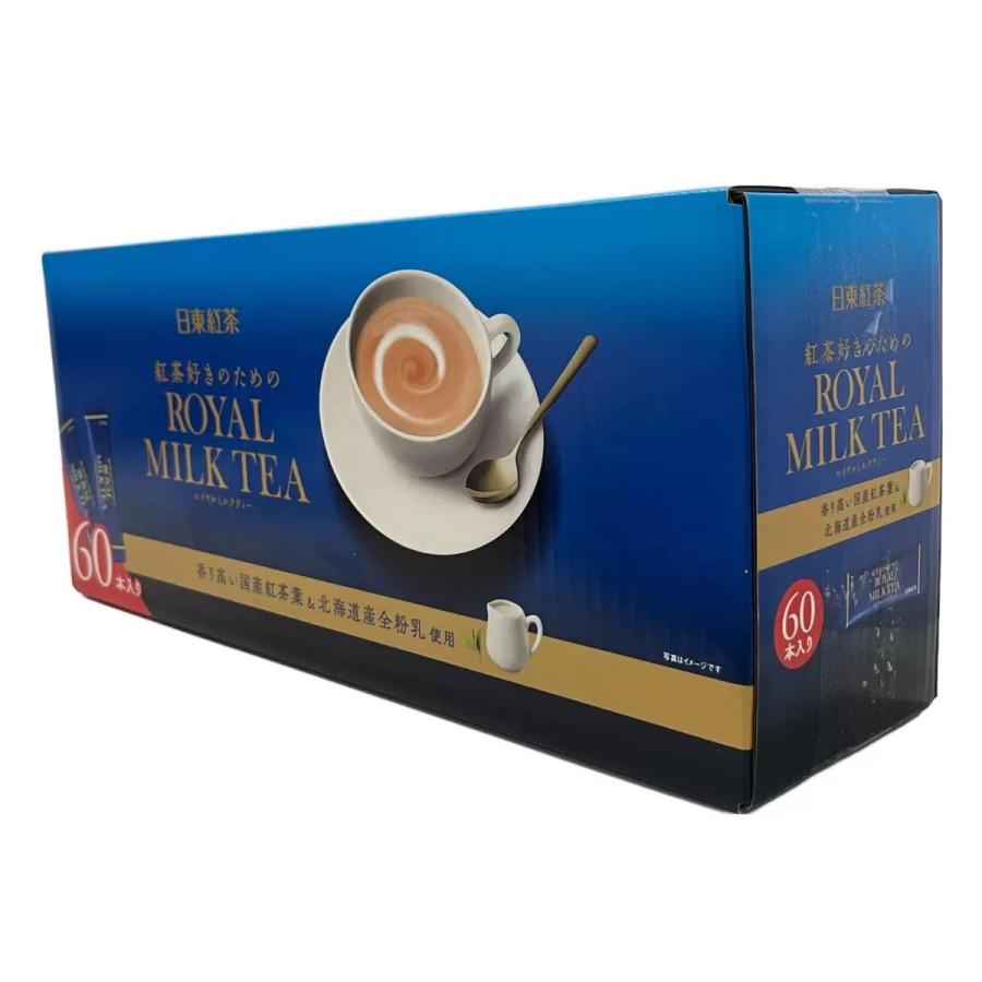 日東紅茶 紅茶好きのためのロイヤルミルクティー 60本×５箱セット コストコ（Costco） 日東紅茶 ロイヤルミルクティー 60本入り