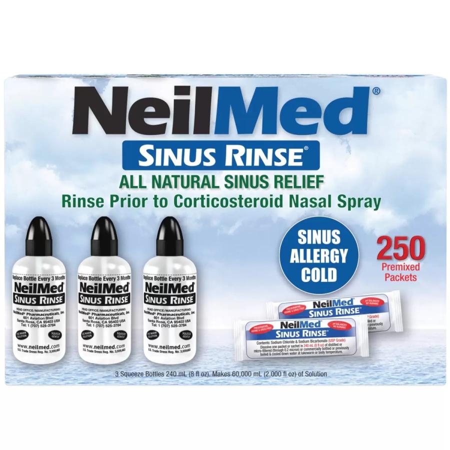 ニールメッド 鼻洗浄 リフィル 250包×4箱 コストコ（Costco） 訳あり：箱なし NEILMED ニールメッド 鼻洗浄