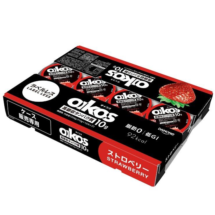 oikos ダノン オイコス ヨーグルト プロテイン 脂肪0 ストロベリー