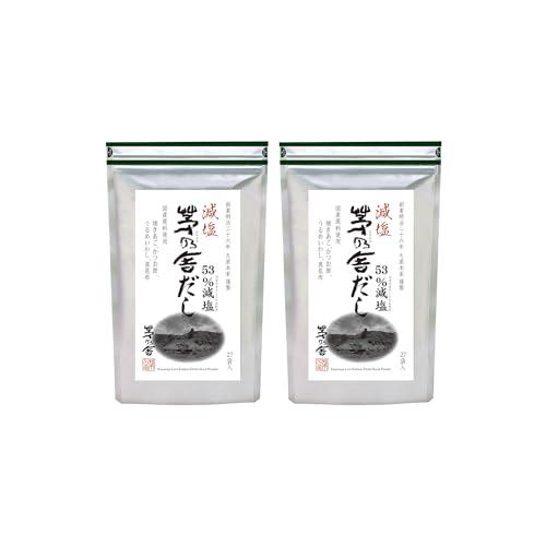 久原本家 減塩 茅乃舎だし 8g×27袋入 2個パック 焼あご入り だしパック 
