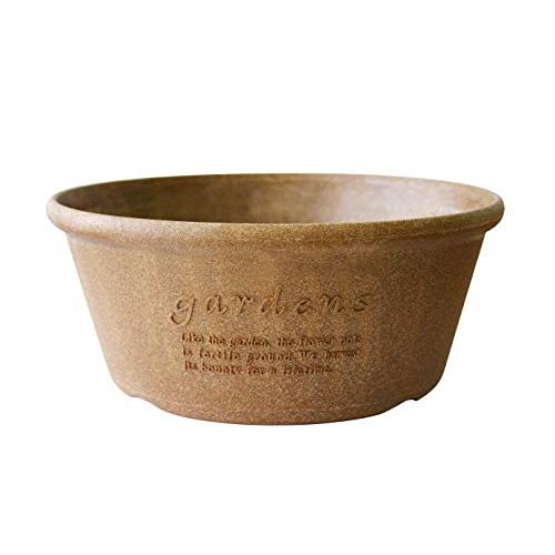 八幡化成(Hachimankasei) エコプランター/植木鉢 浅型 360 ナチュラル 『アーブル(Hachiman gardens:arbr | 